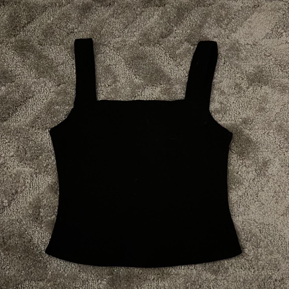 Black tank top